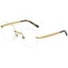 DOLCE & GABBANA Okvir za naočare 0DG1352 02 56, Ženski, Zlatne boje