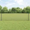 Zatvorena žičana ograda s postovima 100 x 0,6 m Siva Mreža