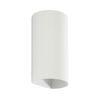 FARO 40542 - Zidno svetlo SOLE 2xGU10/8W/230V belo rebrasto okruglo