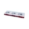 LIAN LI Ventilator za ohišje UNI FAN TL LCD 120, ARGB, PWM, 120mm, 3 Pack + Controller, bel