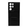 Maska za telefon LEATHER MAGSAFE WALLET za Samsung S22 Ultra, Crna
