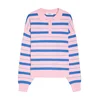 Bershka Pulover modra/roza