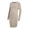 Vero Moda Maternity Pletena obleka VMMDOFFY svetlo rjava