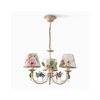 Luster na lancu CAMELLIA 3xE14/40W/230V roze