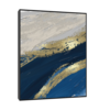 Canvas Slika na platnu Zlatna linija I 60x75cm, Sa ramom, Crni