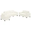 Set sofe 3 pcs Krema 221 x 80 x 80 cm Baršun