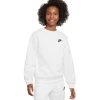 Nike Sportswear Majica CLUB FLEECE črna / bela