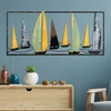 Opviq Zidna dekoracija Yelkenli 3, 40x90 cm, Šarena