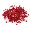 Plastične voščene kroglice / biseri Glance O4 mm - F73 rdeča temna (10 g)