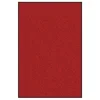 Vidaxl Doormat Rdeča in črna 120 x 180 cm 100% poliamid