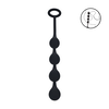 shumee Silikonske analne kroglice Waterdrop - S - 20 mm - črne