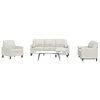 4-dijelni set sofa s jastucima krem baršunasti