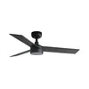 FARO 34296WT1S-LED prigušiva ventilator RUDDER S 18W/230V CCT, prečnik 106 cm, braon/crna WT + daljinski upravljač