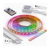 SET 1x LED RGBW traka DIGITAL LED/16,5W/230V 5 m + 5x ugradni profil 1 m + daljinski upravljač