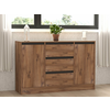 HANAH HOME Komoda Karal Atlantic Pine Anthracite
