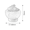 Fuji salt lamp E14 15W ~2,6 kg (4097)