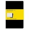 Moleskine Squared Cahier Xl - Black Cover (3 Set)
