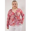 Trendyol Curve Ženska bluza Tbbss25Af00093, Roze