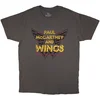 Paul McCartney Wings Over America 76 Charcoal Grey L Majica
