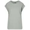 Womens T-Shirt Extended Shoulder Tee - mint