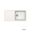 Schock Granitna ugradna sudopera Formhaus D100L, 100x50cm, Siva