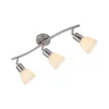 JUST LIGHT. 11953-55 - Plafonsko spot svetlo KARO 3xE14/40W/230V mat hrom