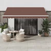 Tenda na automatsko uvlačenje smeđa 400 x 350 cm
