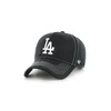 Bombažna bejzbolska kapa 47 brand MLB Los Angeles Dodgers črna barva, B-CONDT12GWS-BK