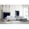 Atelier del Sofa Ugaona garnitura Loop 4 95x85x246cm Siva