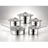 Silver Square Edge 10-delni set posuđa od inoxa ( KLK2682 )