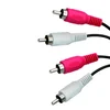 Avdio kabel 2x CINCH moški - 2x CINCH moški, 1,5 m, črn, logotip blister
