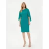 Joseph Ribkoff Cocktail obleka 242731 Turkizna Slim Fit