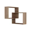Hanah Home Zidna polica Ring Sonoma, Braon