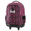 Sazio Neo Ranac sa točkićima za devojčice Beauty Girl Urban, 44 x 31 x 18 cm, Crno-roze