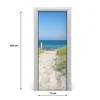 tulup.si Samolepilni tapete na vratih Obalne sipine 75x205 cm
