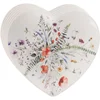 Orion Set porcelaninih desertnih krožnikov Makovosrce 17,5 x 17 cm, 6 kos