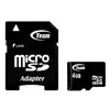 TeamGroup MICRO SDHC 4GB CLASS 10+SD Adapter TUSDH4GCL1003