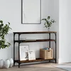 Konzolni stol boja hrasta 100x29x75 cm od konstruiranog drva