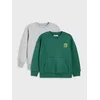 Sinsay - Crewneck duksevi sa udelom pamuka 2 pack - mandarine