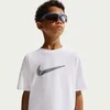 Nike B NK DF MULTI SS TOP HBR, dječija majica za fitnes, bijela IF2430