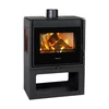 PRITY PM3 TV Samostojeći kamin na drva, 13 kW, Crni