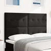 vidaXL vidaXL Vzglavje Gumbasto Nabrano Črno 160 cm Žamet, (22052866)