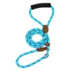 shumee Povodec za psa, obroč, moder, nastavljiv, 130 cm M