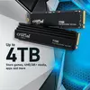 Crucial T700 4TB PCIe Gen5 NVMe M.2 SSD disk s hladilnikom