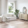 Protuklizni Shaggy Tepih Krema 160 x 160 cm PP