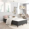 Box spring okvir za krevet od tkanine sivi 120 x 200 cm
