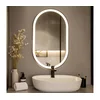 Brilagi-LED ogledalo za kupatilo CANZO LED/25W/230V 50x80 cm crno IP44 CRI 90 prigušiva + CCT