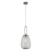 Searchlight 43581-1SN - Luster na sajli ELIXIR 1xE27/60W/230V, sa prozirnim staklom