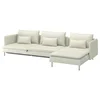 SÖDERHAMN Sofa ležaj 4-sed, s lenjivcem/Gunnared bež