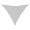 Vidaxl Senčno jadro svetlo sivo 3,5x3,5x4,9 m 100 % poliester oxford